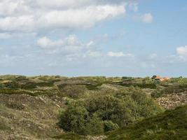 the island of Spiekeroog in germany photo