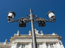 Madrid city in spain photo