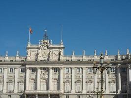 Madrid city in spain photo