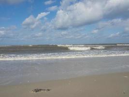 the island of Spiekeroog in germany photo