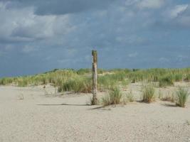 the island of Spiekeroog in germany photo