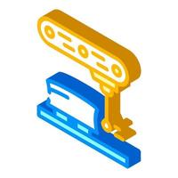 dimension gauge isometric icon vector illustration color