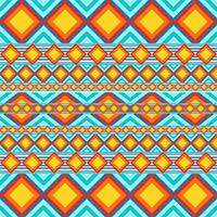 Abstract rectangle blue and orange color tone geometric background vector
