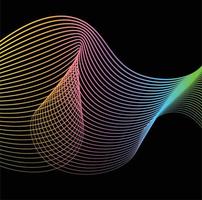 Vector Illustration of movement pattern of lines and shape geometric abstract background. EPS10.