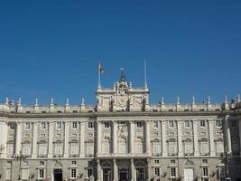 Madrid city in spain photo