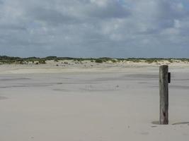 the island of Spiekeroog in germany photo