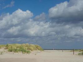 la isla de spiekeroog en alemania foto