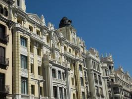 the city of Madrid in spain photo