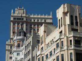the city of Madrid in spain photo