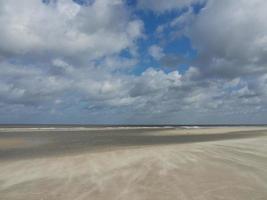 the island of Spiekeroog in germany photo