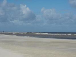the island of Spiekeroog in germany photo