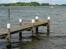 Maasholm at the river schlei in germany photo