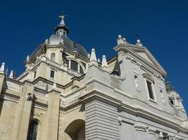 Madrid city in spain photo