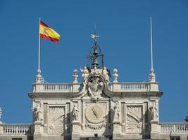 Madrid city in spain photo