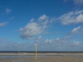 the island of Spiekeroog in germany photo