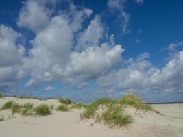 the island of Spiekeroog in germany photo