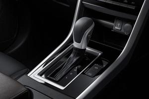 automatic transmission in the car close-up photo
