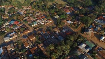 vista aérea de la ciudad de morogoro, tanzania video