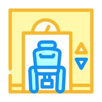 lift inclusive life color icon vector illustration