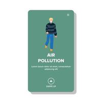 Air Pollution Urban Or Industrial Problem Vector