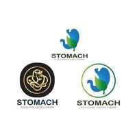 stomach care icon designs vector