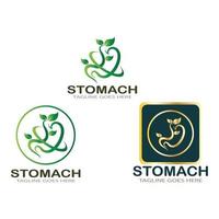 stomach care icon designs vector