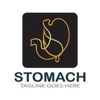 stomach care icon designs vector