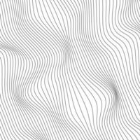 black and white abstract wave moving background. vector