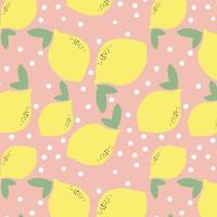 Fresh lemons background.Design for fabric, curtain, background, carpet, wallpaper, clothing. vector
