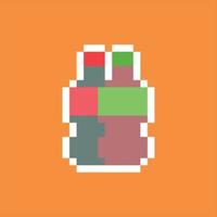 Pixel Art 8bit. Soda Drink