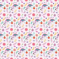 Flamingo Vector Seamless Pattern