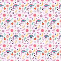 Flamingo Vector Seamless Pattern