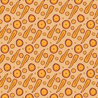 Carrot Vector Seamless Pattern