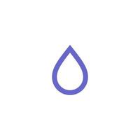 water and water drop simple icon vector