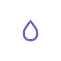 water and water drop simple icon vector