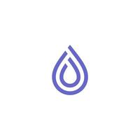 water and water drop simple icon vector