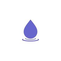 water and water drop simple icon vector