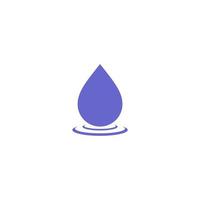 water and water drop simple icon vector