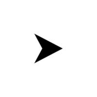 arrow and direction simple icon vector