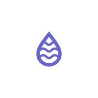 water and water drop simple icon vector