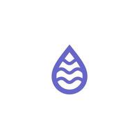 water and water drop simple icon vector