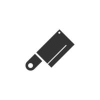 simple cutlery and food icon vector