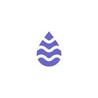 water and water drop simple icon vector