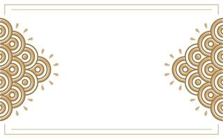 Vector graphic of abstract flower background design template