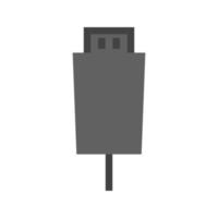Settings Input HDMI Flat Multicolor Icon vector