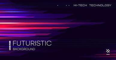 Futuristic technology lines background with light effect. Abstract design template for brochures, flyers, magazine, business card, branding, banners. vector