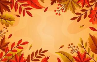 Fallen Leaves Leaf Autumn Background vector