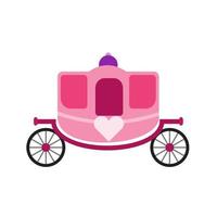 Carriage Flat Multicolor Icon vector