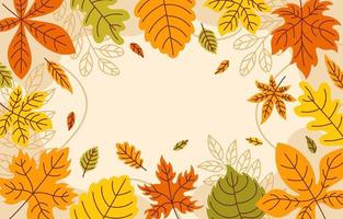 Nature Fall Floral Background vector