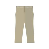 Pants Flat Multicolor Icon vector